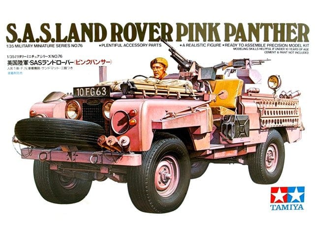 Tamiya 1/35 Sas Landrover Pink Panther Tamiya PLASTIC MODELS