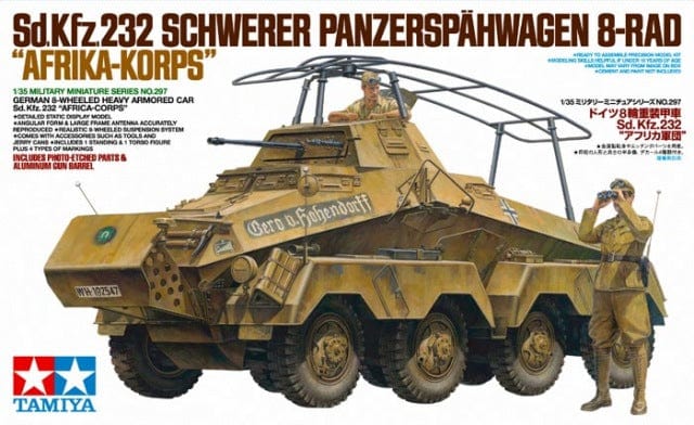 Tamiya 1/35 Sd.Kfz.232 Schwerer Panzerspahwagen 8-Rad Tamiya PLASTIC MODELS