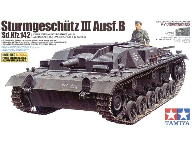 Tamiya 1/35 Sturmgeschutz Iii Ausf.B Tamiya PLASTIC MODELS