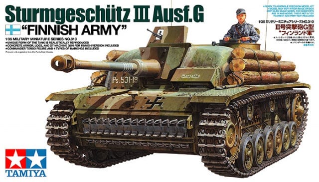 Tamiya 1/35 Sturmgeschutz Iii Ausf.G Finnish Army Tamiya PLASTIC MODELS