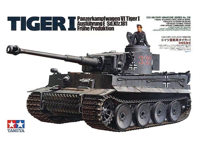 Tamiya 1/35 Tiger I Panzerkampfwagen Vi Tiger I Early Production Tamiya PLASTIC MODELS