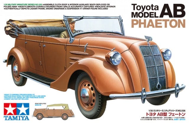 Tamiya 1/35 Toyota Model Ab Phaeton Tamiya PLASTIC MODELS
