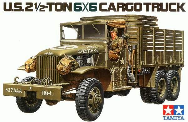 Tamiya 1/35 Us 2.5 Ton 6X6 Cargo Truck Tamiya PLASTIC MODELS