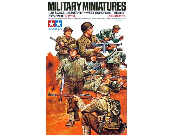 Tamiya 1/35 Us Infantry West European Theater Tamiya PLASTIC MODELS