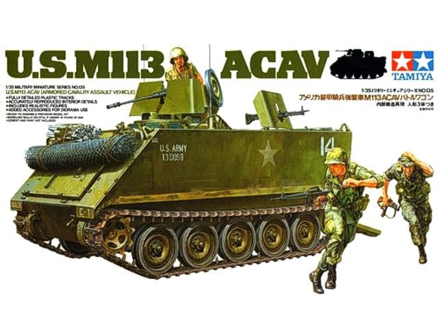 Tamiya 1/35 Us M113 Acav Tamiya PLASTIC MODELS