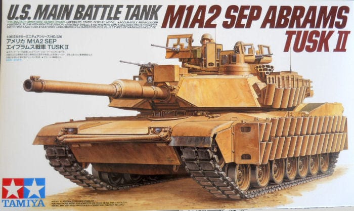 Tamiya 1/35 Us Main Battle Tank M1A2 Sep Abrams Tusk Ii Tamiya PLASTIC MODELS