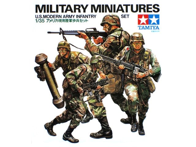 Tamiya 1/35 Us Modern Army Infantry Tamiya PLASTIC MODELS