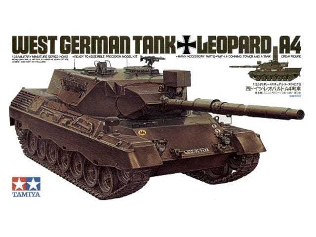 Tamiya 1/35 West German Tank Leopard A4 Tamiya PLASTIC MODELS