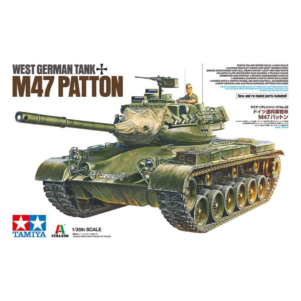 Tamiya 1/35 West German Tank M47 Patton Tamiya PLASTIC MODELS