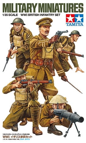 Tamiya 1/35 Wwi British Infantry Set Tamiya PLASTIC MODELS