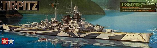 Tamiya 1/350 Tirpitz Tamiya PLASTIC MODELS
