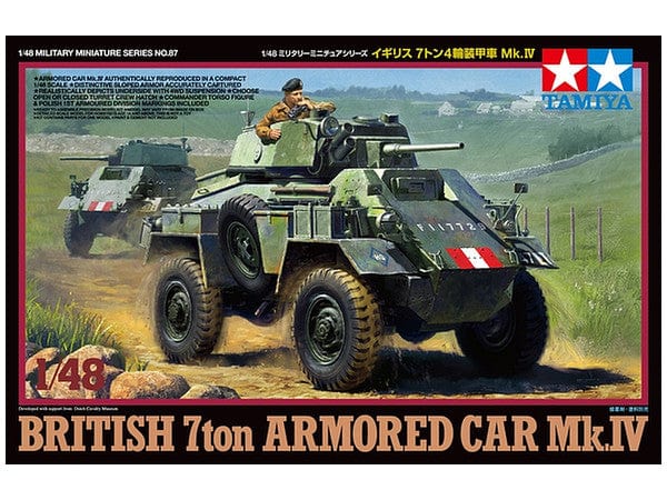 Tamiya 1/48 British 7 Ton Armoured Car Mk.Iv Tamiya PLASTIC MODELS