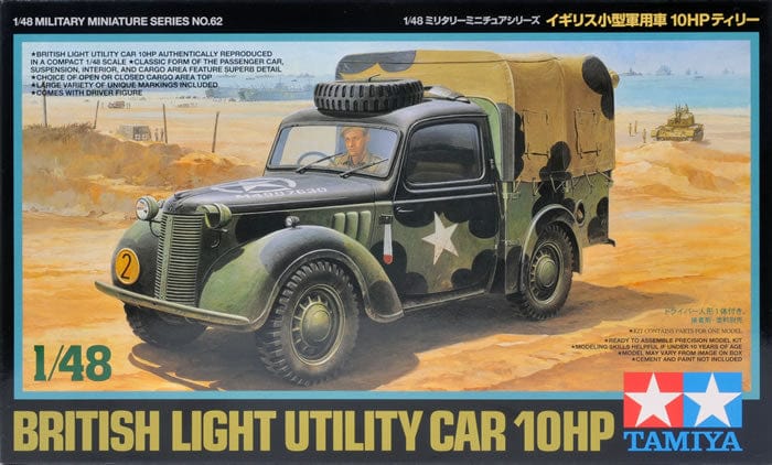 Tamiya 1/48 British L Utility Car 10Hp Tamiya PLASTIC MODELS