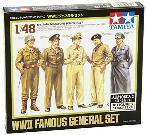 Tamiya 1/48 Famous General Set Tamiya PLASTIC MODELS