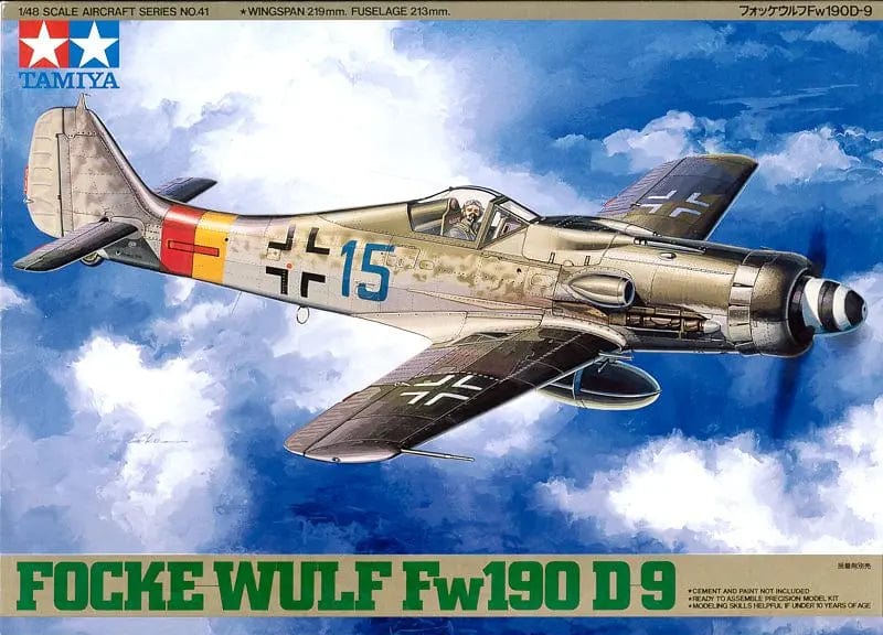 Tamiya 1/48 Focke-Wulf Fw190 D-9 Tamiya PLASTIC MODELS
