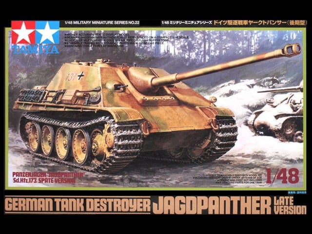 Tamiya 1/48 German Tank Destroyer Jagdpanther Late Version Tamiya PLASTIC MODELS