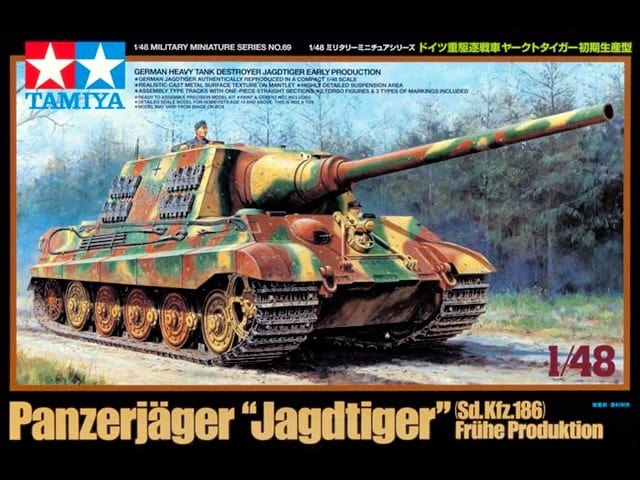 Tamiya 1/48 Jagdtiger Early Tamiya PLASTIC MODELS