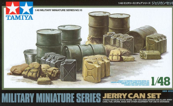Tamiya 1/48 Jerry Can Set Tamiya PLASTIC MODELS