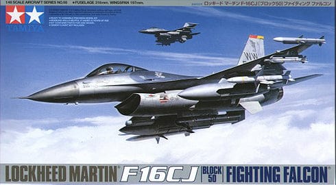 Tamiya 1/48 Lockheed Martin F16Cj Block 50 Fighting Falcon Tamiya PLASTIC MODELS