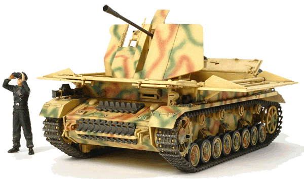 Tamiya 1/48 Mobelwagen German Flakpanzer Iv Tamiya PLASTIC MODELS