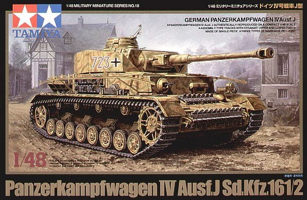 Tamiya 1/48 Panzerkamfwagen Iv Tamiya PLASTIC MODELS