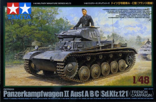 Tamiya 1/48 Panzerkampfwagen Ii Ausf A/B/C Sd.Kfz.121 Tamiya PLASTIC MODELS