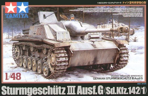 Tamiya 1/48 Sturmgeschutz Iii Ausf.G Sd.Kfz.142/1 Tamiya PLASTIC MODELS