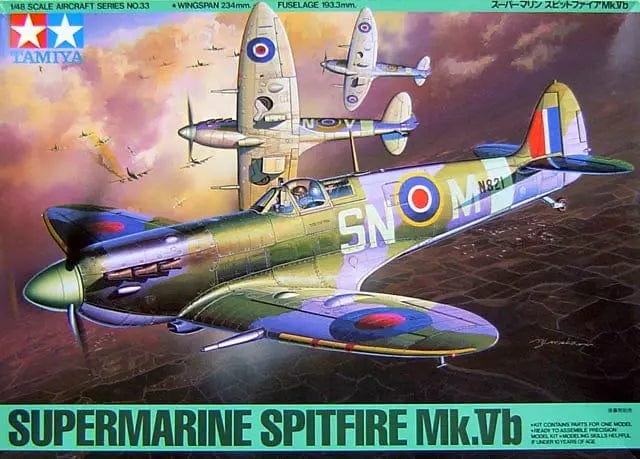 Tamiya 1/48 Supermarine Spitfire Mk.Vb Tamiya PLASTIC MODELS