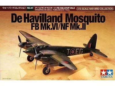 Tamiya 1/72 De Havilland Mosquito Fb Mk.Iv/Nf Mk.Ii Tamiya PLASTIC MODELS
