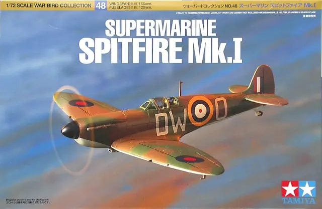 Tamiya 1/72 Supermarine Spitfire Mki Tamiya PLASTIC MODELS