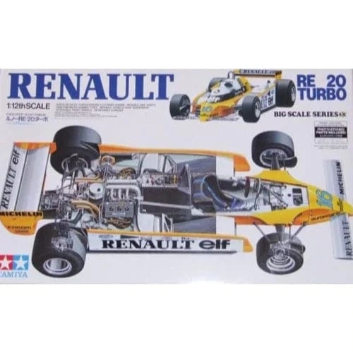 Tamiya 12033 1/12 Renault RE-20 Turbo with Photo-Etched Parts - Hobbytech Toys