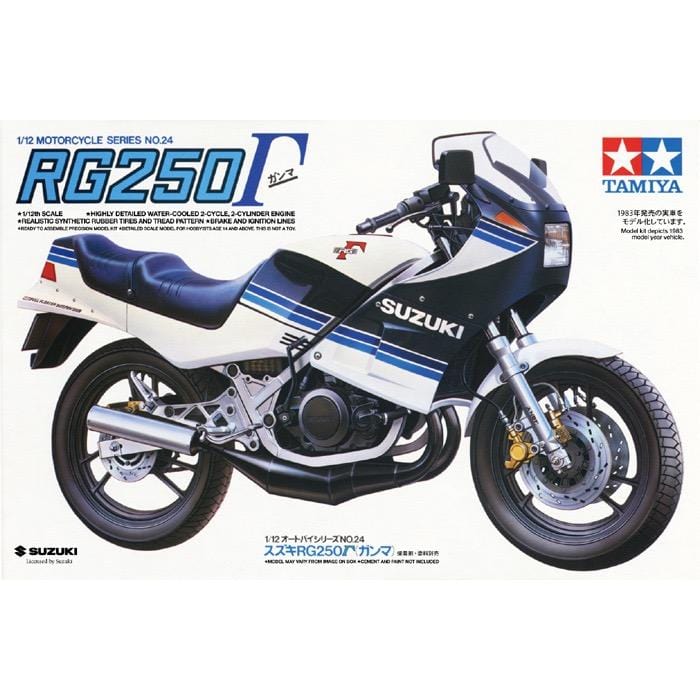 Tamiya 14024 1/12 Suzuki RG250 Gamma – Re Issue Kit Tamiya PLASTIC MODELS