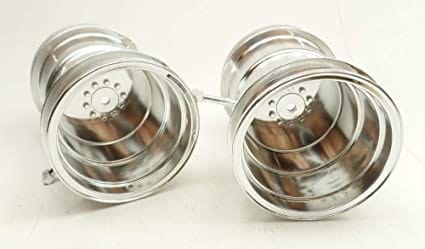 Tamiya 19335085 Chrome Wheels For Clod Buster (2pcs) Tamiya RC CARS - PARTS