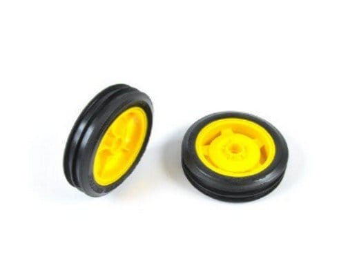 Tamiya 19400231 Front Wheels & Tyres For 58340 (2) Tamiya RC CARS - PARTS