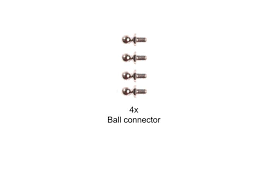 Tamiya 19804205 5mm Ball Connector 4Pcs Tamiya RC CARS - PARTS