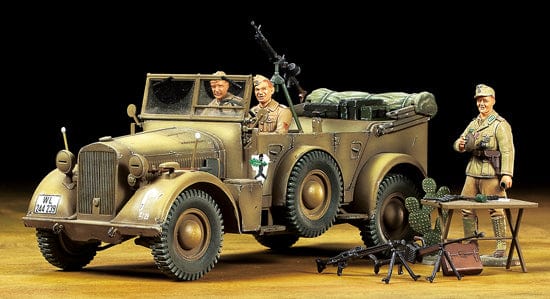 Tamiya 37015 1/35 German Horch Kfz.15 North African Campaign - Hobbytech Toys