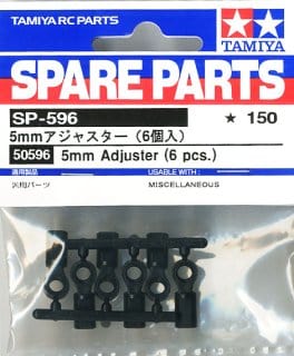 Tamiya 50596 5mm Adjuster (6pcs) Tamiya RC CARS - PARTS