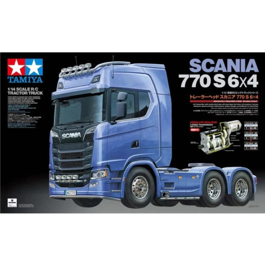 Tamiya 56368 1/14 Scania 770 S 6x4 RC Truck Kit - Hobbytech Toys