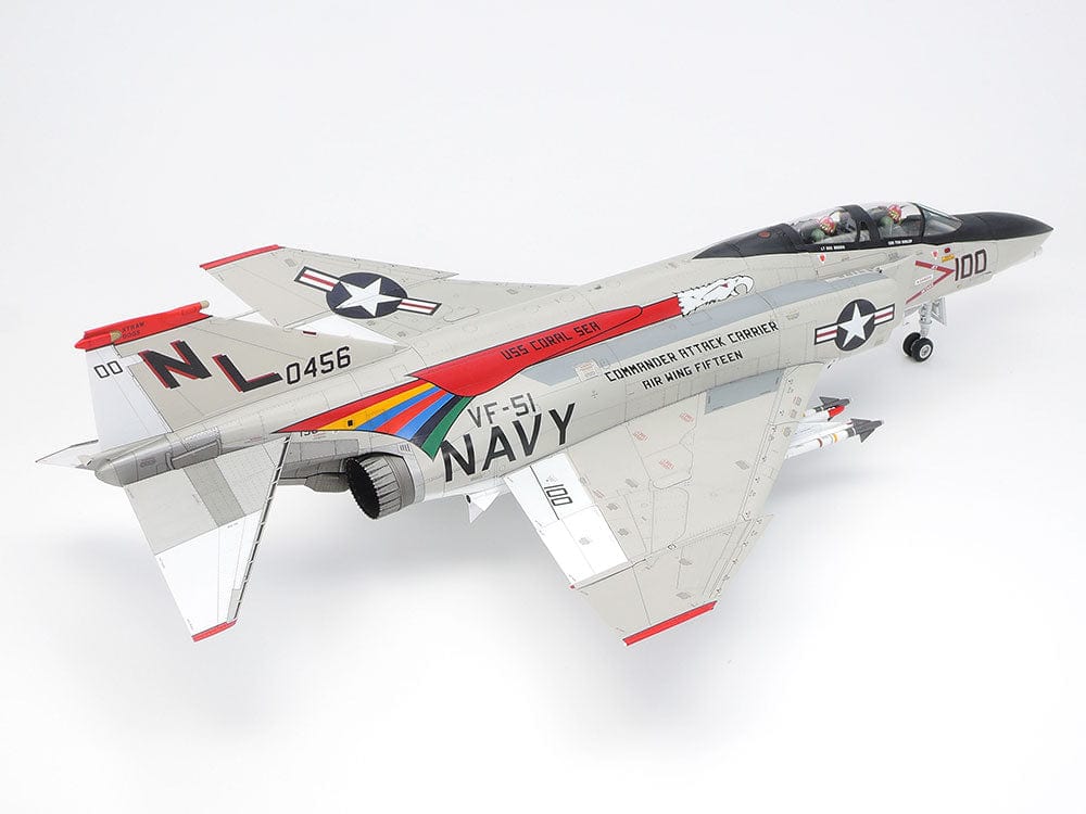 Tamiya 61121 1/48 McDonnell Douglas F-4B Phantom II Plastic Model Kit - Hobbytech Toys