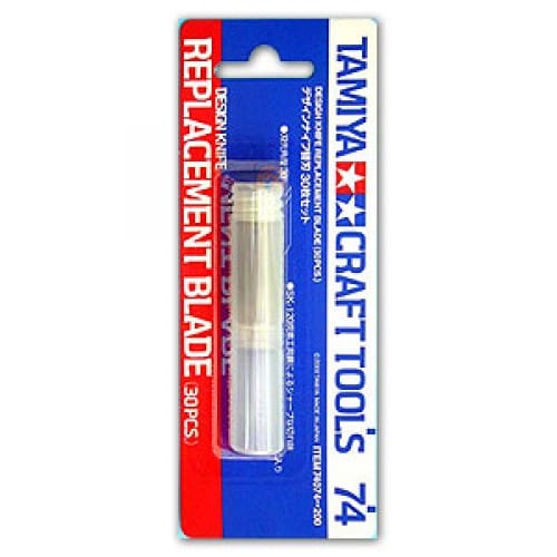 Tamiya 74074 Design Knife Replacement Blades (30) Tamiya TOOLS