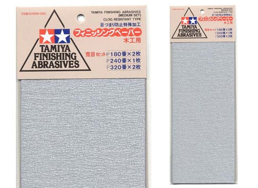 Tamiya 87009 Finishing Abrasives Medium Set Tamiya TOOLS