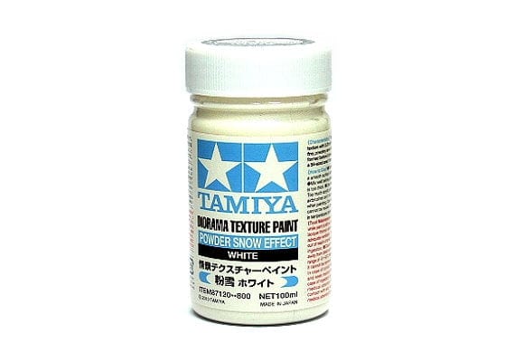 Tamiya 87120 Texture Paint Powder Snow Effect White Tamiya PAINT, BRUSHES & SUPPLIES