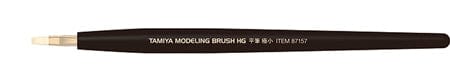 Tamiya 87157 Hg Flat Brush Extra Small Tamiya PAINT, BRUSHES & SUPPLIES