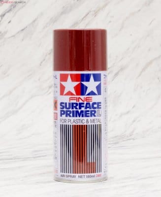 Tamiya 87160 Fine Surface Primer L For Plastic And Metal Oxide Red Tamiya PAINT, BRUSHES & SUPPLIES