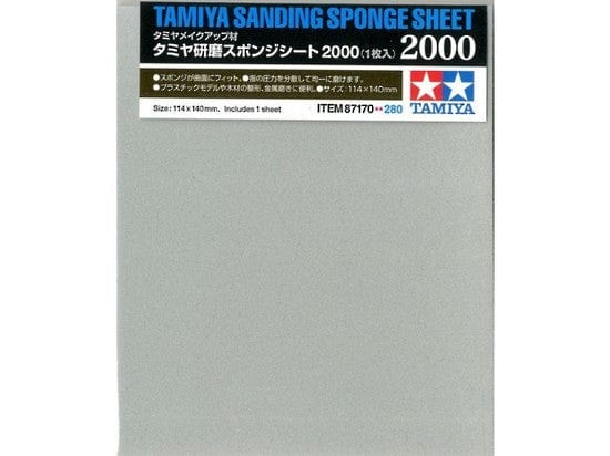 Tamiya 87170 Sanding Sponge Sheet 2000 Tamiya TOOLS