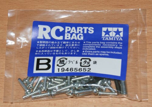 Tamiya 9465652 Screw Bag B Tamiya RC CARS - PARTS