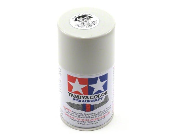 Tamiya AS-16 Light Grey Usaf Spray Tamiya PAINT, BRUSHES & SUPPLIES