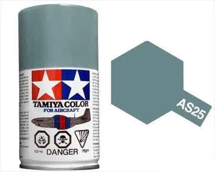 Tamiya AS-25 Dark Ghost Grey Spray Tamiya PAINT, BRUSHES & SUPPLIES
