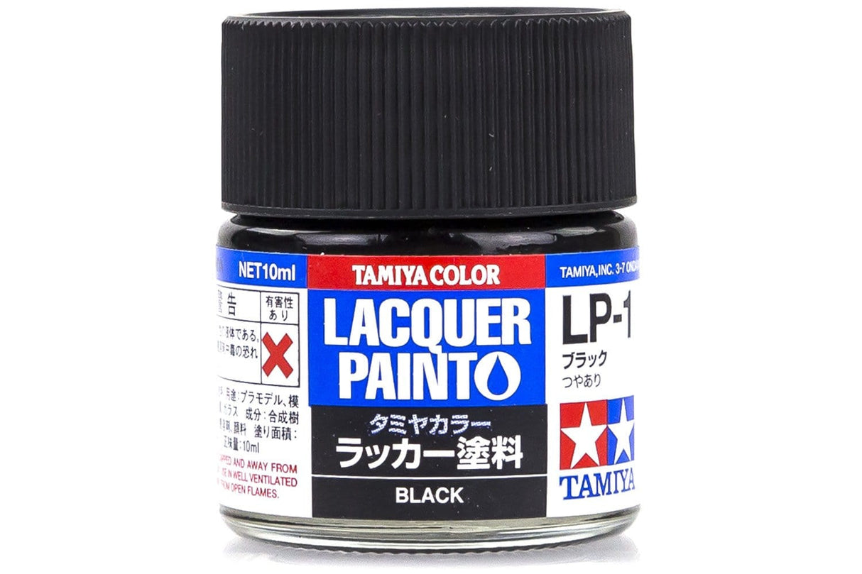 Tamiya Lp-1 Lacquer Paint Black Tamiya PAINT, BRUSHES & SUPPLIES