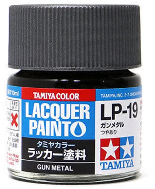 Tamiya Lp-19 Gun Metal Tamiya PAINT, BRUSHES & SUPPLIES